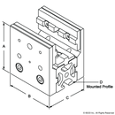 6870 - 15 Series Short - Single Mount Unibearing™ Assembly-2