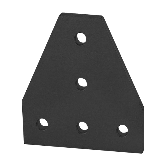 4140-BLACK -  10 Series 5 Hole - Tee Flat Plate
