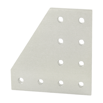 4127 -  10 Series 10 Hole - 90 Degree Angled Flat Plate