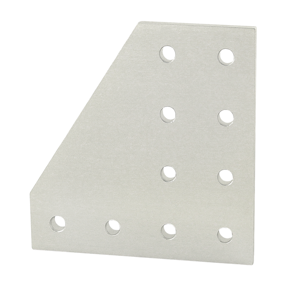 4127 -  10 Series 10 Hole - 90 Degree Angled Flat Plate