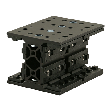 25-6737-BLACK -  25 Series Long - Double Mount Unibearing&trade; Assembly