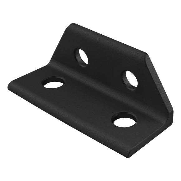 4511-BLACK -  10 to 15 Series 4 Hole - Lite Wide Transition Inside Corner Bracket