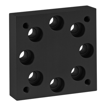 2407-BLACK -  15 Series Leveling Caster Base Plate