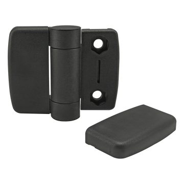 12165 -  15 &amp; 40 Series 4 Hole - Standard Plastic Hinge with Snap Cover
