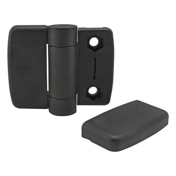 12165 -  15 &amp; 40 Series 4 Hole - Standard Plastic Hinge with Snap Cover