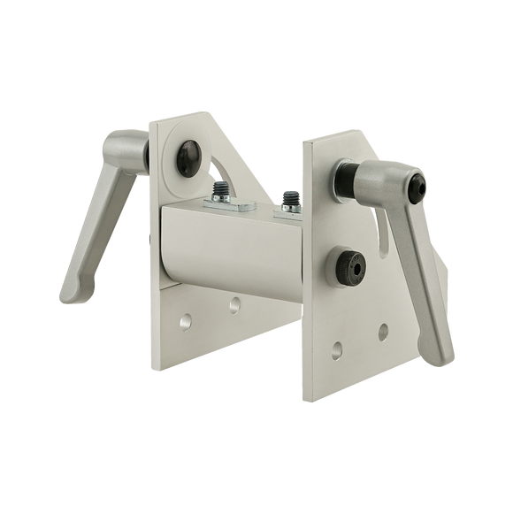 40-4318 -  40 Series 90 Degree Wide Double Pivot Bracket Assembly with "L" Handles