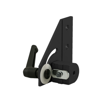 25-4148-BLACK -  25 Series 90 Degree Right Hand Pivot Bracket Assembly with "L" Handle