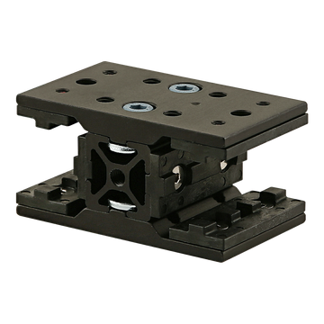 25-6734-BLACK -  25 Series Short - Double Mount Unibearing&trade; Assembly