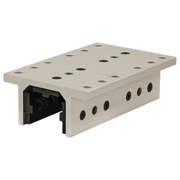 45-6526 -  45 Series 3 Slot Mount - Double Flange Long High-Cycle Linear Bearing with Brake Holes