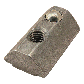 13029 -  M5 Self-Aligning Roll-in T-Nut with Ball Spring