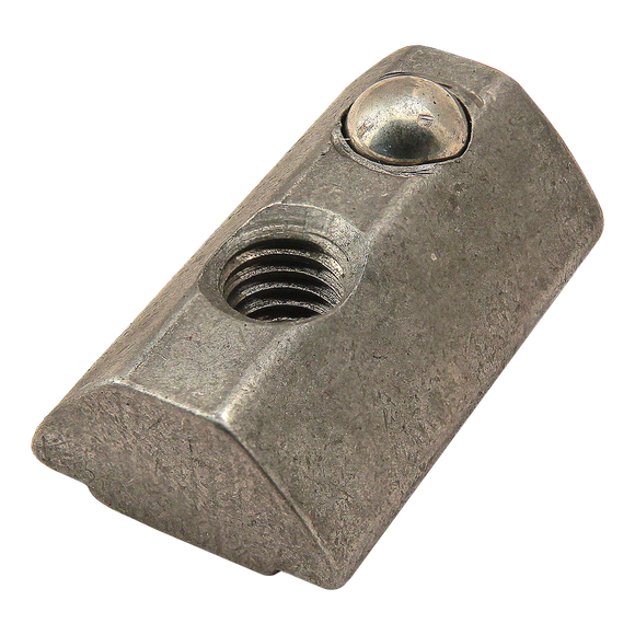 13029 -  M5 Self-Aligning Roll-in T-Nut with Ball Spring