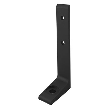 25-2414-BLACK -  25 Series, 25mm Economy Floor Mount Base Plate