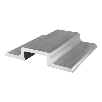 40-8513-4M -  40 S DOUBLE RETAINER ANGLE PROFILE-MILL FINISH 4M BAR