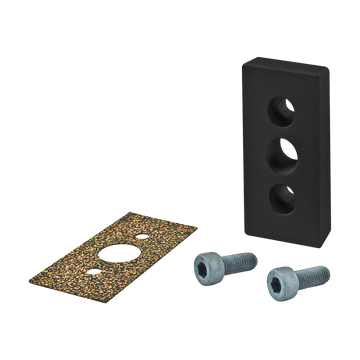 40-2150-BLACK -  40 Series 3-Hole Pressure Manifold Feed Plate