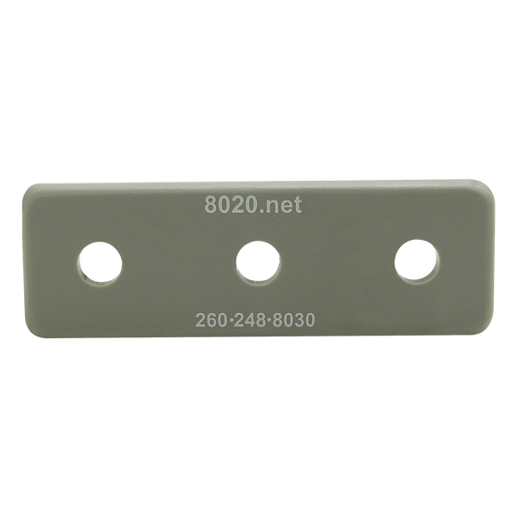 2046GRA -  15 Series End Cap with Push-In Fastener