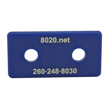 2045BLU -  15 Series End Cap with Push-In Fastener
