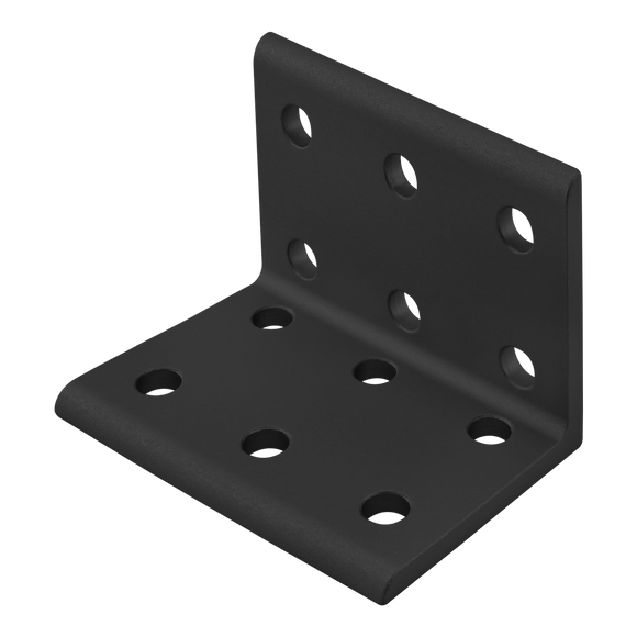 4016-BLACK -  10 Series 12 Hole - Wide Inside Corner Bracket