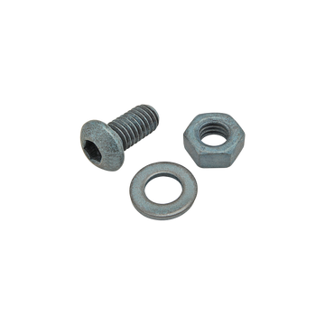75-3466 -  Bolt Assembly: M6 x 12.00mm Blue BHSCS with Washer and Hex Nut - Blue Zinc