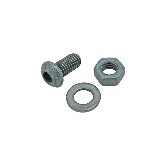 75-3466 -  Bolt Assembly: M6 x 12.00mm Blue BHSCS with Washer and Hex Nut - Blue Zinc