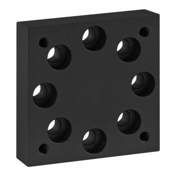 40-2407-BLACK -  40 Series Leveling Caster Base Plate