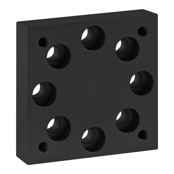 40-2407-BLACK -  40 Series Leveling Caster Base Plate