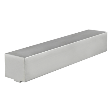 25-8568-4M -  PANEL MOUNT BLOCK PROFILE MILLFINISH 4M BAR