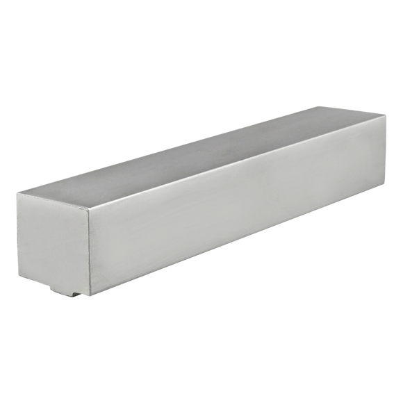 25-8568-4M -  PANEL MOUNT BLOCK PROFILE MILLFINISH 4M BAR