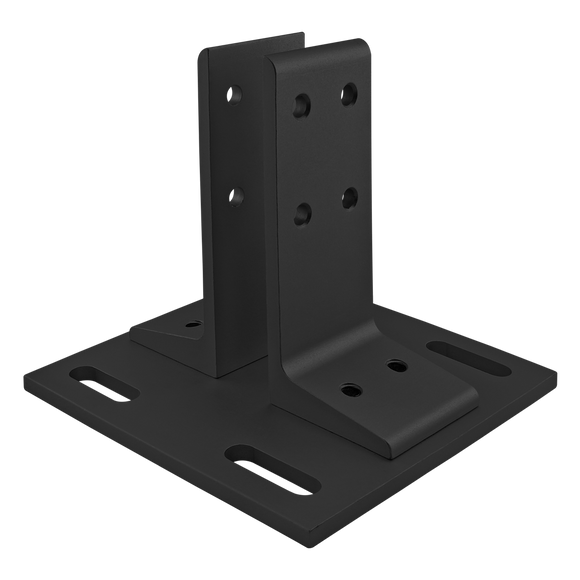 2385-BLACK -  10 Series Floor Mount Base Plate