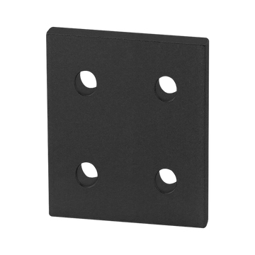 30-4367-BLACK -  30 Series 4 Hole - Square Flat Plate