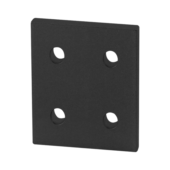 30-4367-BLACK -  30 Series 4 Hole - Square Flat Plate