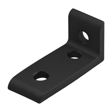 25-4176-BLACK -  25 Series 3 Hole - Inside Corner Bracket