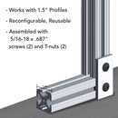 4307 - 15 Series 2 Hole - Straight Flat Plate-4
