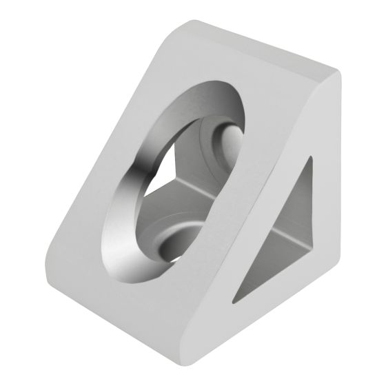 4132 -10 Series 2 Hole - Gusseted Inside Corner Bracket