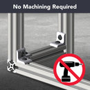 4265 - 10 Series 2 Hole - Slotted Inside Corner Bracket-4
