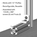 4265 - 10 Series 2 Hole - Slotted Inside Corner Bracket-5