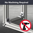 4295 - 15 Series & Ready Tube 2 Hole - Slotted Inside Corner Bracket-6