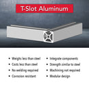 1002-S - 1” X 1” Smooth Surface T-Slotted Profile - Two Adjacent Open T-Slots-4