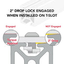 1004-S - 1.00” X 1.00” Smooth Surface T-Slotted Profile - Two Opposite Open T-Slots-3
