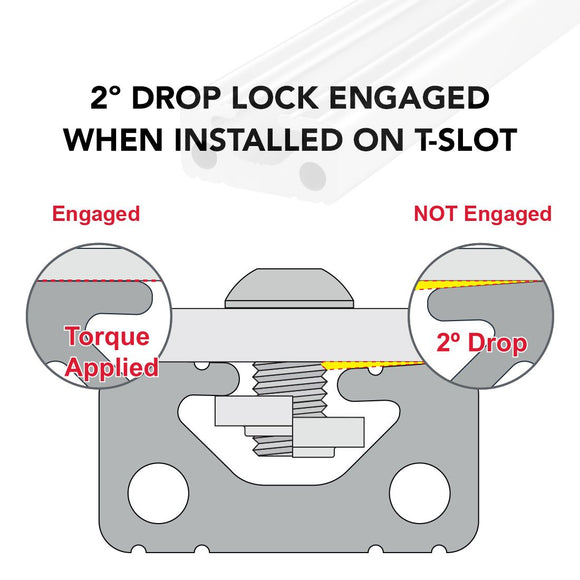 1050 - ﻿1.00” X 0.50” T-Slotted Profile - Single Open T-Slot