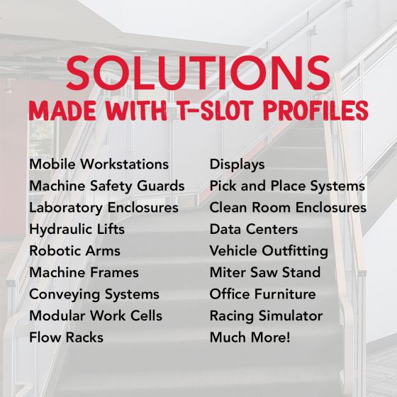 1504-LS - 1.50” X 1.50” Lite Smooth Surface T-Slotted Profile - Two Opposite Open T-Slots