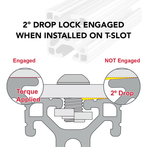 1515-LITE-BLACK - 1.5” X 1.5” Lite T-Slotted Profile - Four Open T-Slots