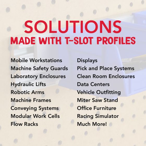 2012 - 2.00” X .50” T-Slotted Profile - Two Adjacent Open T-Slots