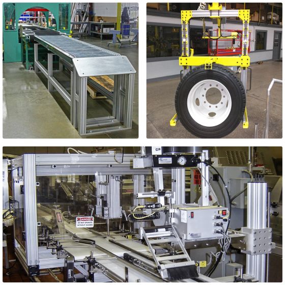 2020 - 2.00” X 2.00” T-Slotted Profile - Eight Open T-Slots