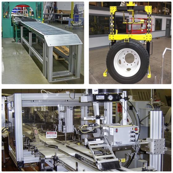 3030-Lite -3.00" X 3.00" Lite T-Slotted Profile - Eight Open T-Slots