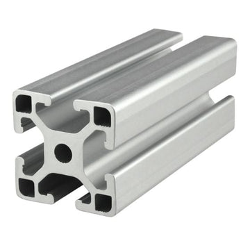 40-4040-Lite- 40mm X 40mm Lite T-Slotted Profile - Four Open T-Slots
