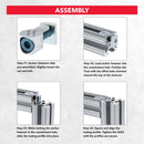 40-3897 - 40 Series M8 Standard Anchor Fastener Assembly-5