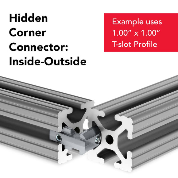 33470 ﻿- Hidden Corner Connector Inside-Outside