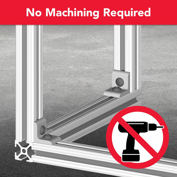 4108 - 10 Series 2 Hole - Lite Inside Corner Bracket