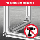 4119-BLACK - 10 Series 2 Hole - Inside Corner Bracket-4