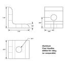 4119 - 10 Series 2 Hole - Inside Corner Bracket-2